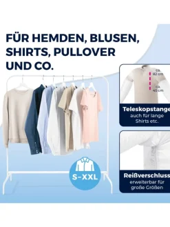 CLEANmaxx Hemdenbügler PRO STEAM - automatisch auffrischen, trocknen und bügel