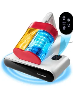 CLEANmaxx Milben-Handstaubsauger 400W weiß/rot