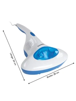 CLEANmaxx Milben-Handstaubsauger mit UV-C-Licht - blau/weiß