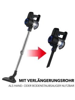 CLEANmaxx Zyklon-Staubsauger - schwarz/blau
