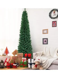 270cm Bleistift Weihnachtsbaum in Grün