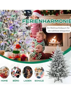 210cm Künstlicher Weihnachtsbaum in Grün