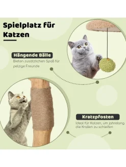 110cm Kratzbaum in Grün