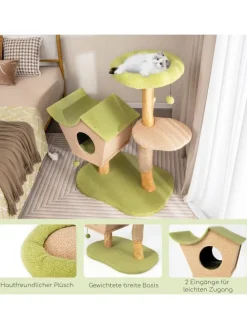 110cm Kratzbaum in Grün