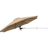 Ø247cm Sonnenschirm wandmontiert in Hellbraun