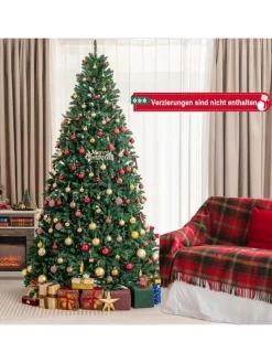 270cm Weihnachtsbaum Christbaum in Grün