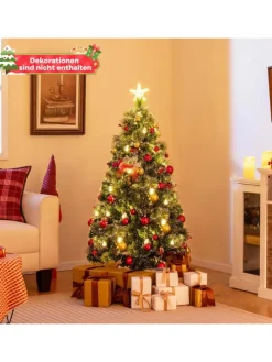 150cm Weihnachtsbaum Künstlich mit Beleuchtung in Grün