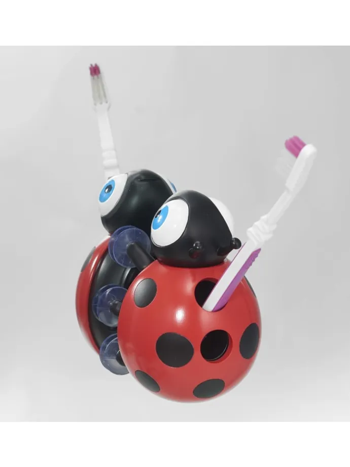 Cocomelon - singender Zahnbürstenhalter Marienkäfer in mehrfarbig