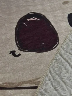 Colorful Cotton Badematten in grau_grün