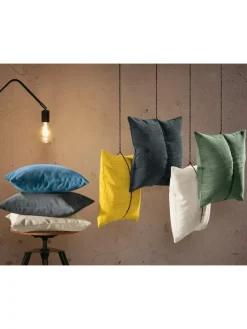 Cord Kissenhülle 2er-Pack Glasgow in oliv