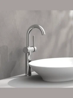 CORNWALL Waschtischarmatur, Chrom, für Aufsatzwaschbecken