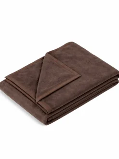 Cotton Home Wohndecke Uni in taupe