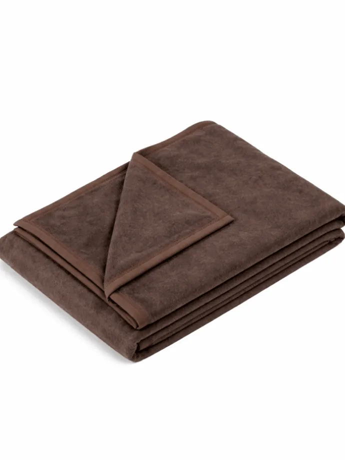 Cotton Home Wohndecke Uni in taupe