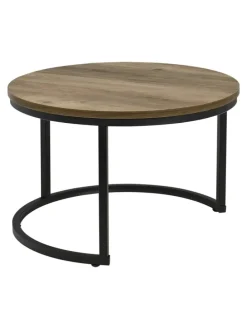 Couchtisch Christchurch in Braun (H)47cm (B)74cm (L)74cm