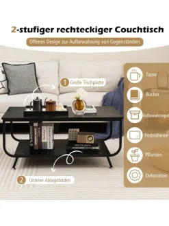 Couchtisch in Schwarz