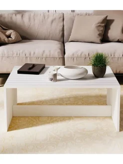 Couchtisch in Weiß - (B)90 cm - (H)41,4 cm - (T)60 cm