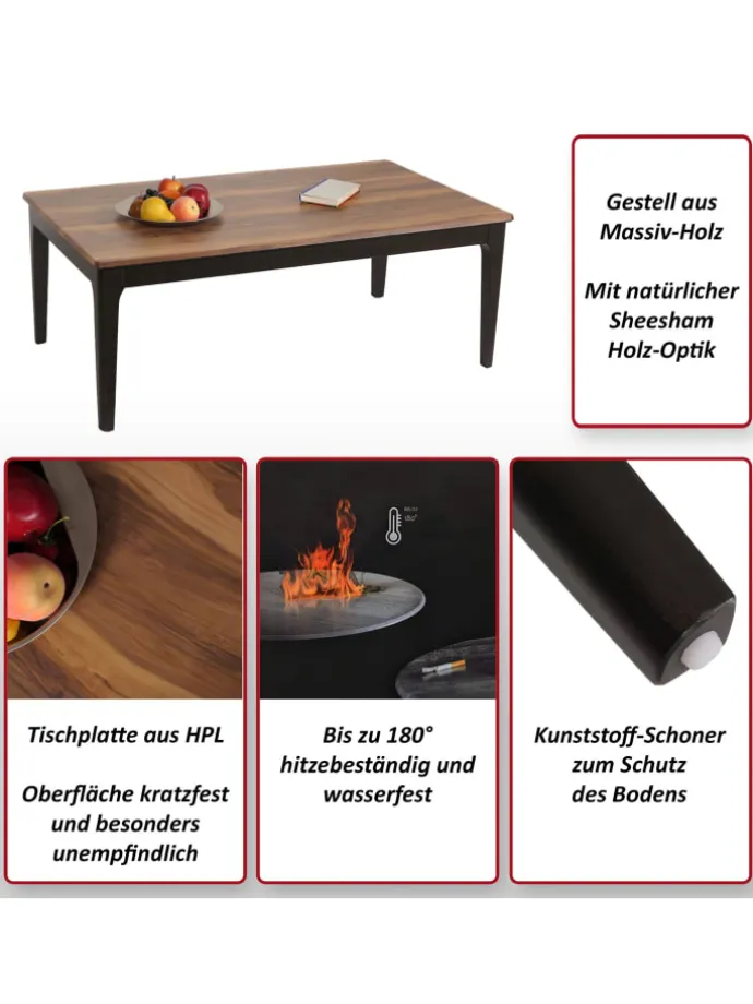 Couchtisch M55 HDF Laminat Melamin