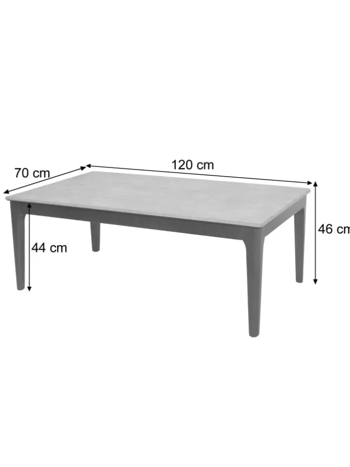 Couchtisch M55 HDF Laminat Melamin