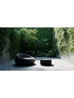 Couchtisch 67x67x31 cm Metall Sofatisch Rund, Design