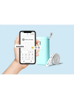 D11 Tragbarer Etikettendrucker Bluetooth Grün