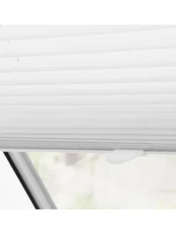 Dachfensterrollo in Weiß