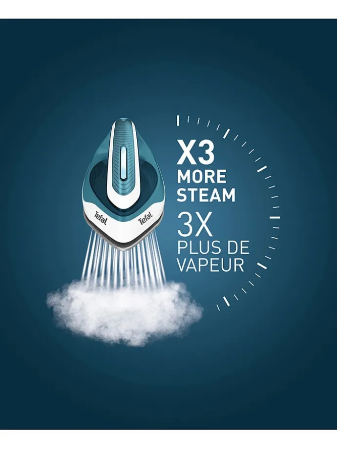 Dampfbügelstation "Express Essential" in Weiß/ Petrol