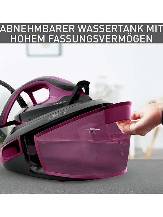 Dampfbügelstation "Express Vision - SV8152E0" in Pink