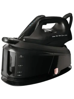 Dampfbügelstation in Schwarz/ Roségold