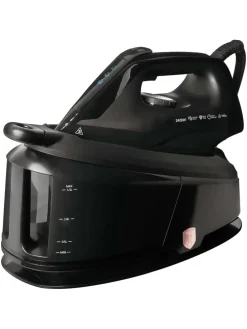 Dampfbügelstation in Schwarz/ Roségold