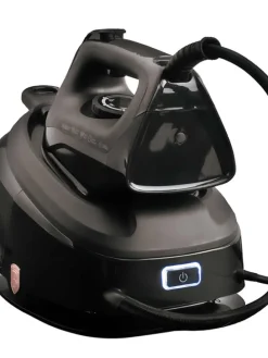 Dampfbügelstation in Schwarz/ Roségold