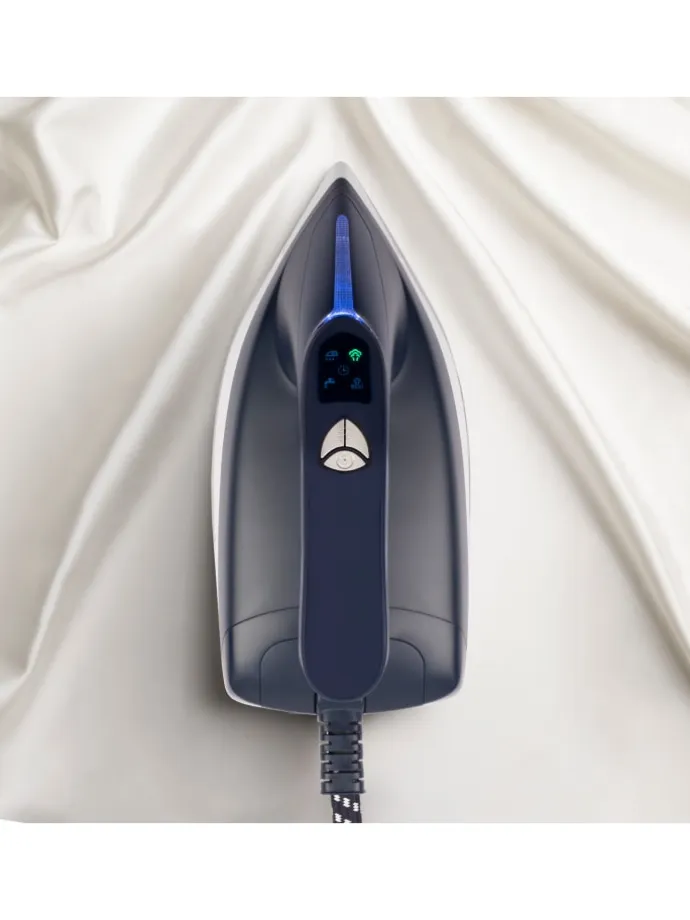 Dampfbügelstation V7 Blau und Weiß