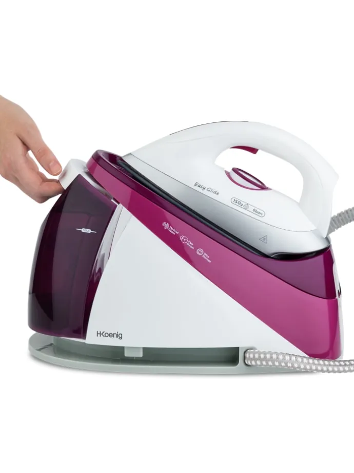 Dampfbügelstation V26 in Violett