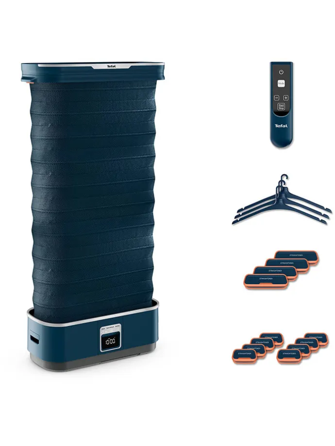 Dampfglätter "Care for you first" in Schwarz