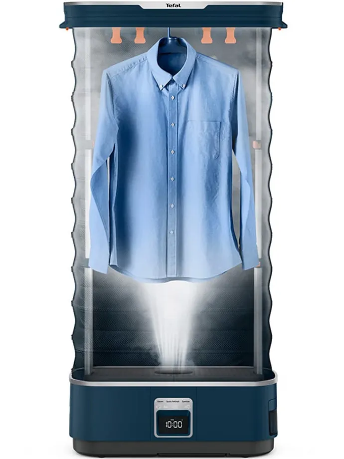 Dampfglätter "Care for you first" in Schwarz