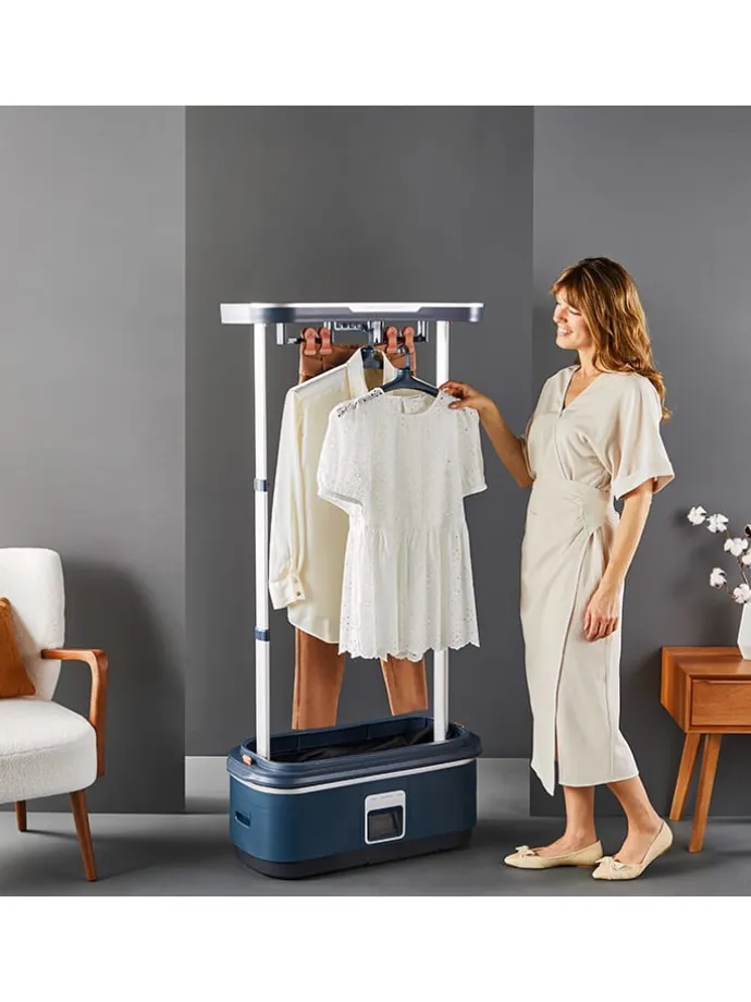 Dampfglätter "Care for you first" in Schwarz