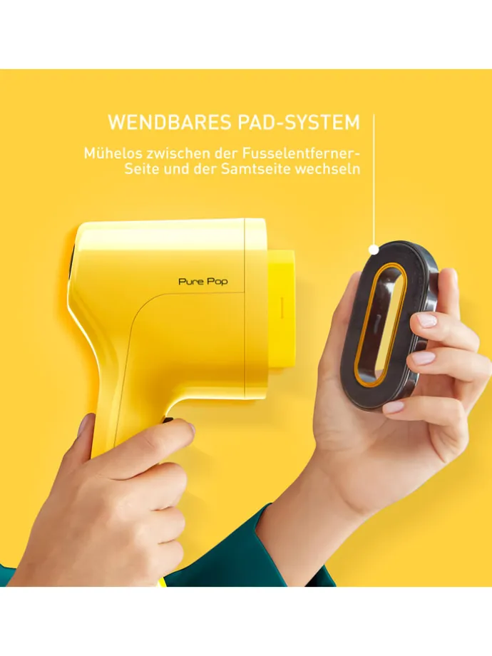 Dampfglätter "Pure Pop" in Gelb
