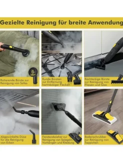 Dampfreiniger 2000W in Gelb