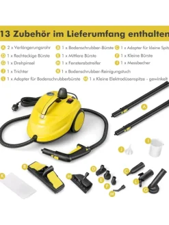 Dampfreiniger 2000W in Gelb