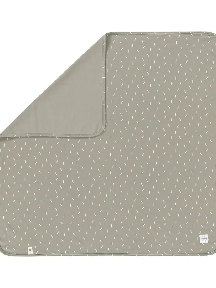 Decke in Khaki - (L)80 x (B)80 cm