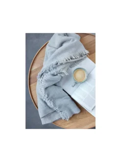 Decke Merino in Grey