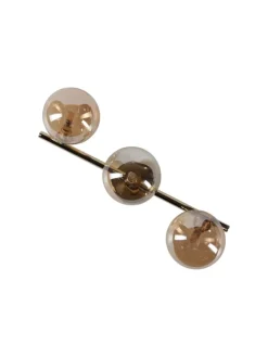 Deckenlampe (B)23 x (L)47 x (H)17 cm in Gold Bernstein