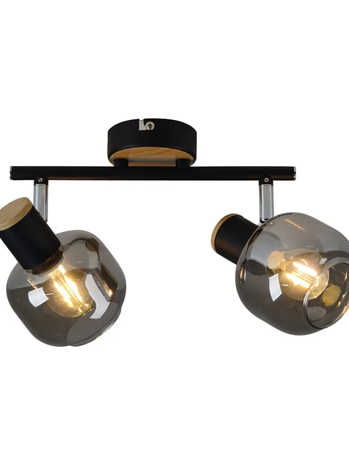 Deckenleuchte "Fumoso" in Grau - (B)31 cm