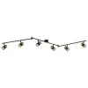 Deckenleuchte in Schwarz - (L)180 x (B)8 x (H)18,5 cm