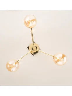 Deckenleuchte KJUL 3-flammig in Gold