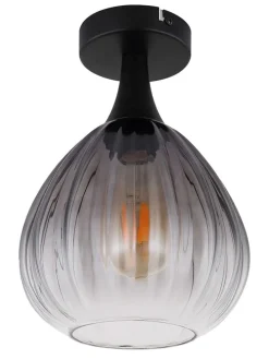 Deckenleuchte ''Olsen'' in Schwarz - (H)27,5 x Ø 20 cm