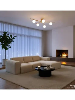 Deckenleuchte REI in Gold