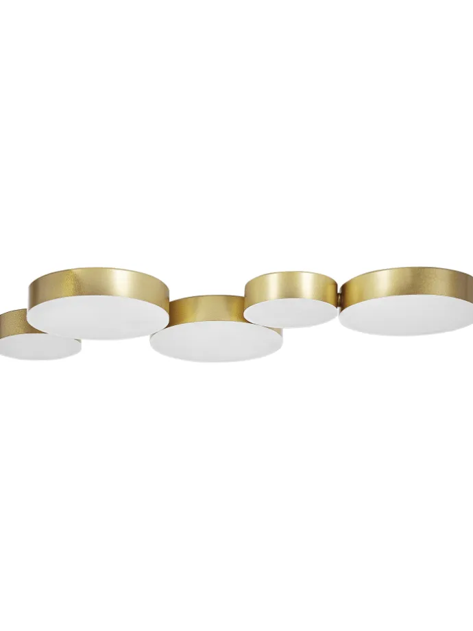 Deckenleuchten LUGA in Gold - (W) 54 x (H) 3 x (L) 20 cm