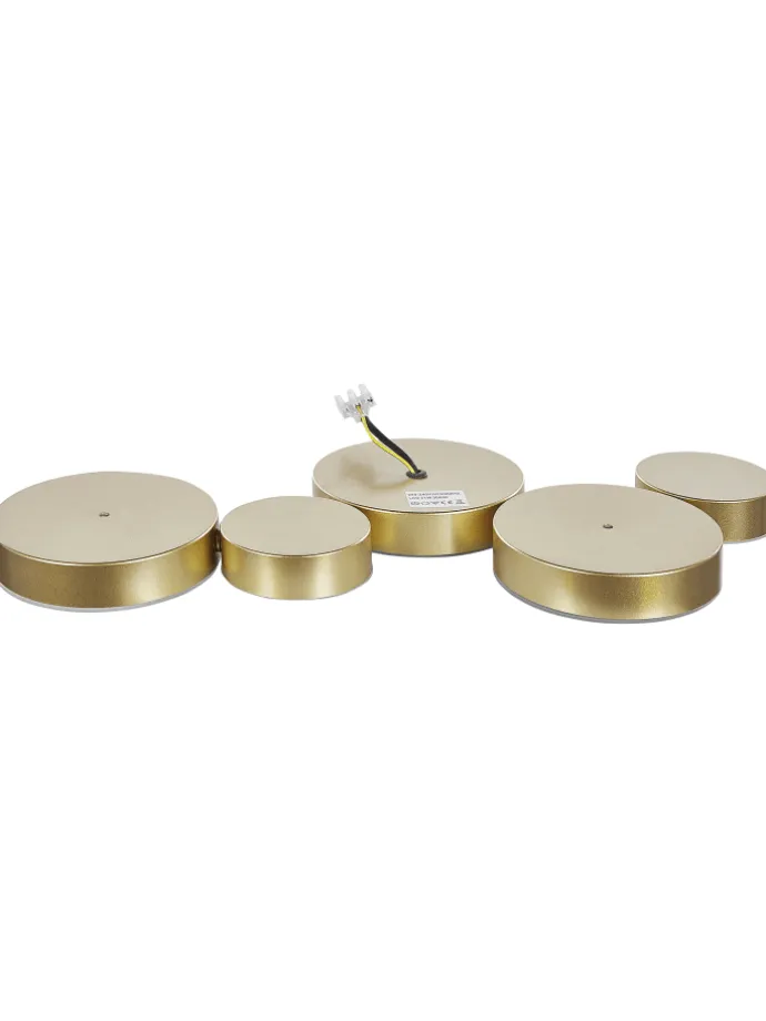 Deckenleuchten LUGA in Gold - (W) 54 x (H) 3 x (L) 20 cm