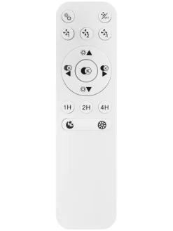 Deckenventilator in Schwarz - (H)18 x Ø 50 cm