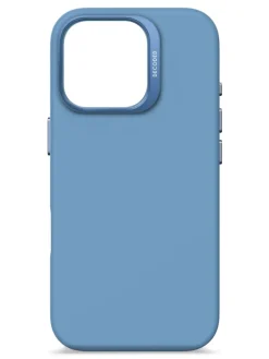 Decoded Silicone Case, Cover, Apple, iPhone 16 Pro, 16 cm (6.3"), Blau